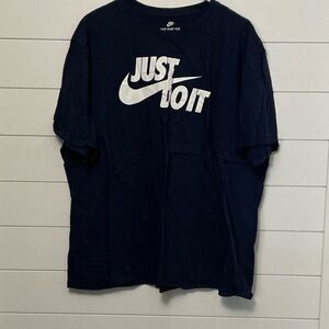 Nike Men's Navy Just Do It T-Shirt